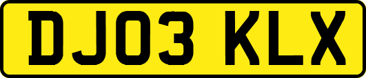 DJ03KLX