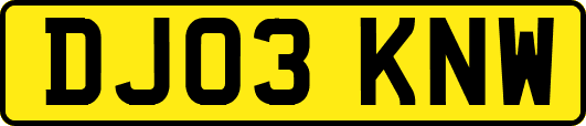 DJ03KNW
