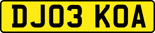 DJ03KOA