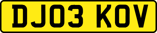 DJ03KOV