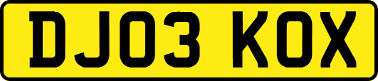 DJ03KOX