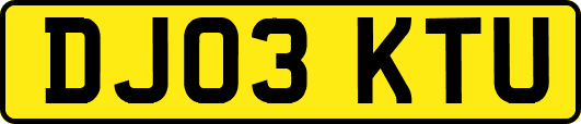 DJ03KTU