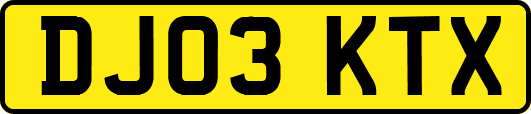 DJ03KTX