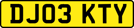 DJ03KTY
