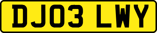 DJ03LWY