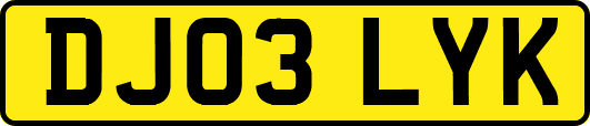 DJ03LYK