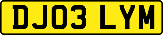 DJ03LYM
