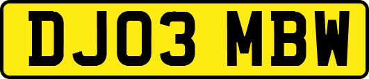 DJ03MBW