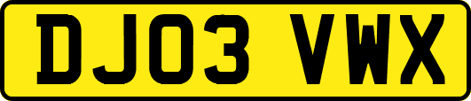 DJ03VWX