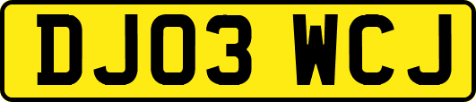 DJ03WCJ