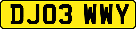 DJ03WWY