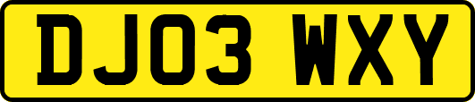 DJ03WXY