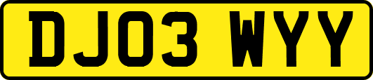 DJ03WYY