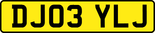 DJ03YLJ