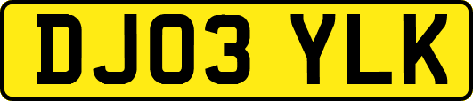 DJ03YLK