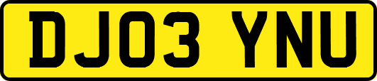 DJ03YNU