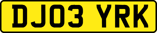 DJ03YRK