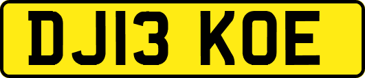 DJ13KOE