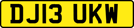 DJ13UKW