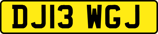 DJ13WGJ
