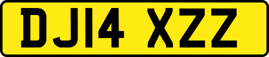 DJ14XZZ