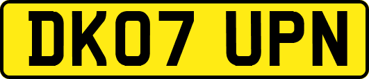 DK07UPN
