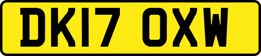DK17OXW