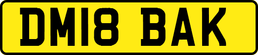 DM18BAK