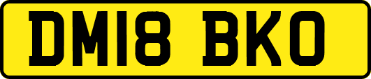 DM18BKO