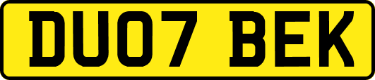 DU07BEK