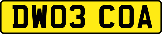 DW03COA