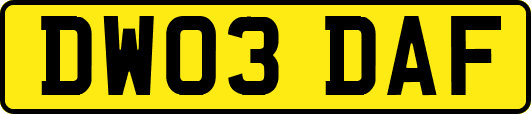 DW03DAF