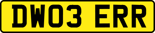 DW03ERR