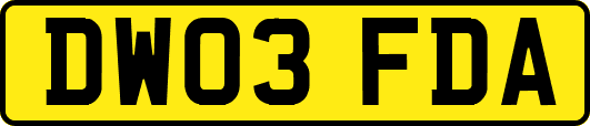 DW03FDA