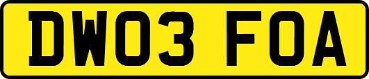 DW03FOA