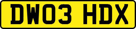 DW03HDX