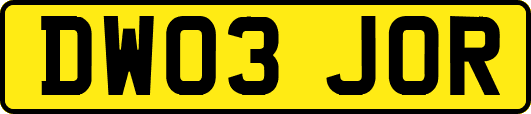 DW03JOR