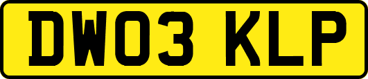 DW03KLP