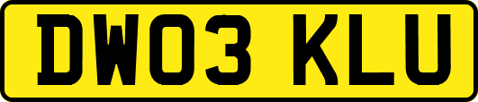DW03KLU