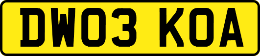 DW03KOA