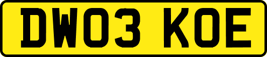 DW03KOE