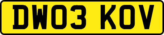 DW03KOV
