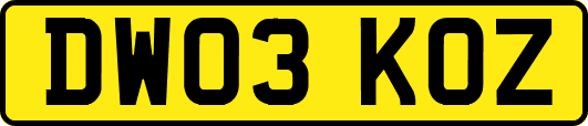 DW03KOZ