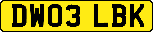 DW03LBK