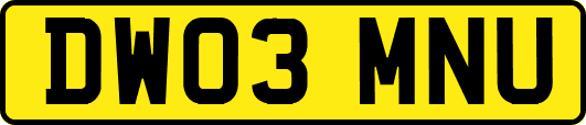 DW03MNU