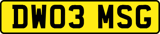 DW03MSG