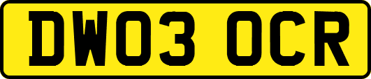 DW03OCR