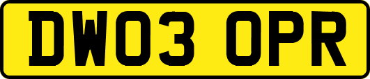 DW03OPR
