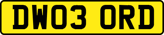 DW03ORD