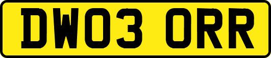 DW03ORR